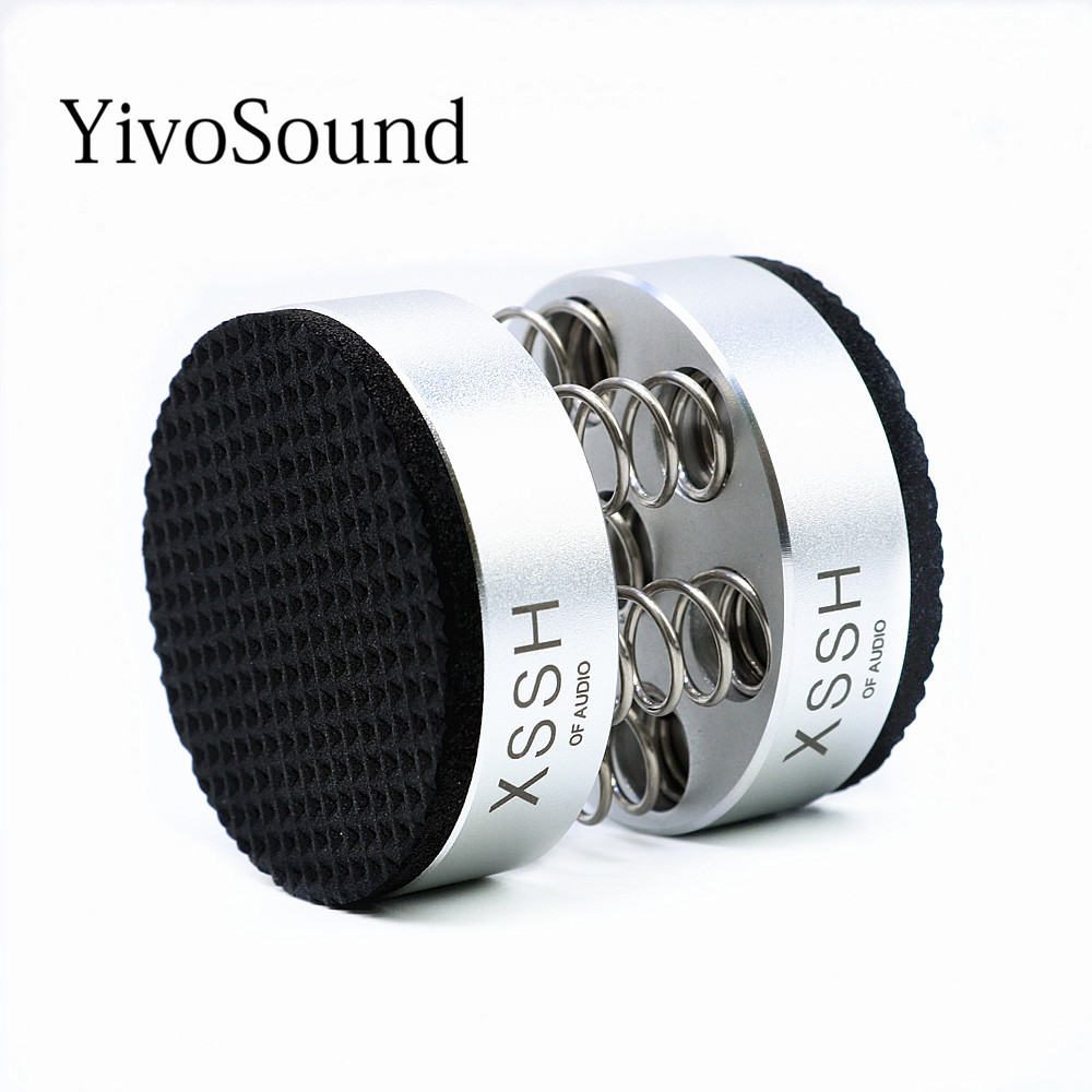 Усилитель звука YIVO HIFI, алюминиевый амортизирующий ножной упор, подставка для колонки, вибропоглощение, шипы