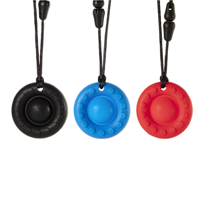 BPA Free Safe Soft Non Toxic Funny Silicone Pop Bubble Sensory Teether Toy