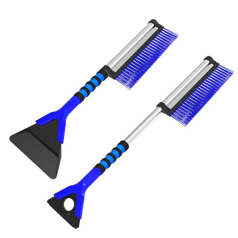 Snow Brush and Detachable Deluxe Ice Clean Shovel with Telescopic Aluminium Handle