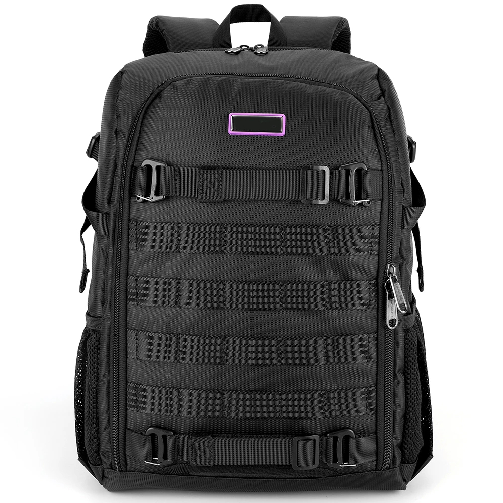 Stylish Large Capacity Waterproof DSLR Shoulders Backpack Tactical Outdoor Photography Video Camera Bag