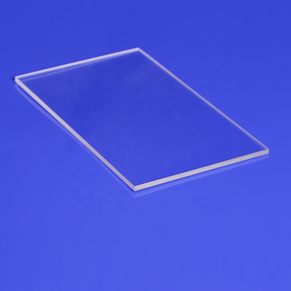Qudao Quartz Fused Silica Transparent No Scratch Quartz Glass Window for Watch