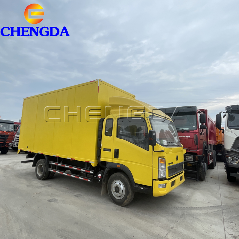 Sinotruk 4x2 4x4 Cargo Truck 8 Ton 10 Ton Mini Van Cargo Truck For Sale