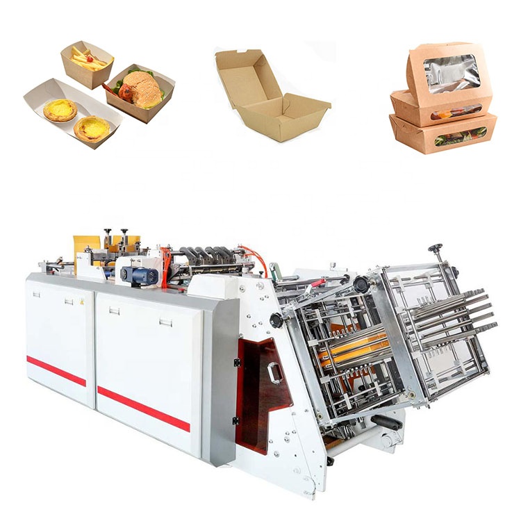 HBJ-D800 Automatic paper tape counting paper carton box making machine