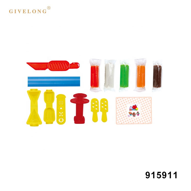 diy sandwich toys modeling clay play dough for children
