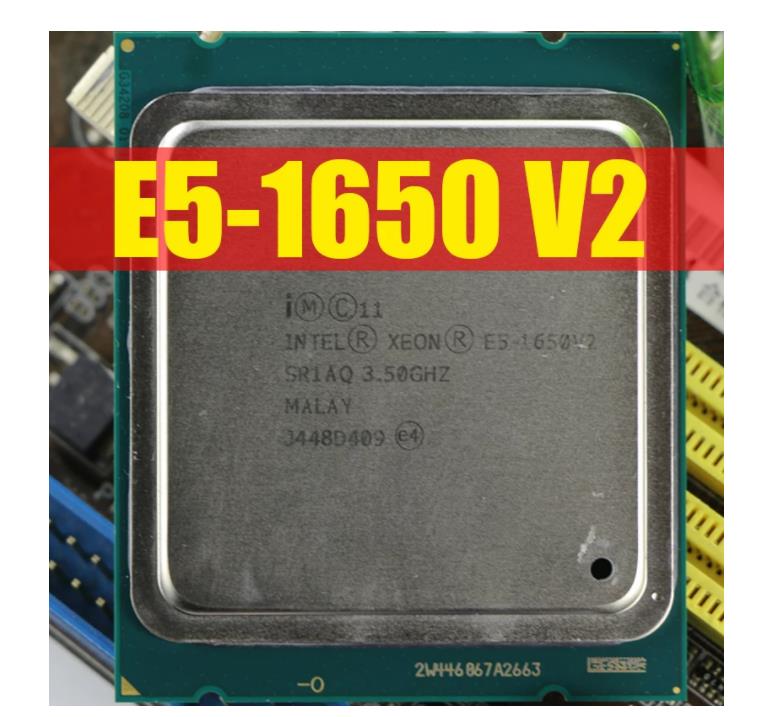 Используется для Intel Xeon E5 1650 V2 E5-1650 V2 e5 1650 V2 процессора LGA 2011 процессора сервера настольный процессор может работать