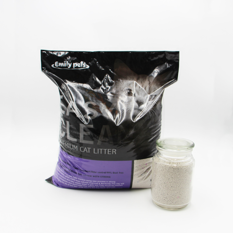 2021 Professional Made Water Absorbing Fast Cluster Dust Free Bentonite Clay Cat Litter