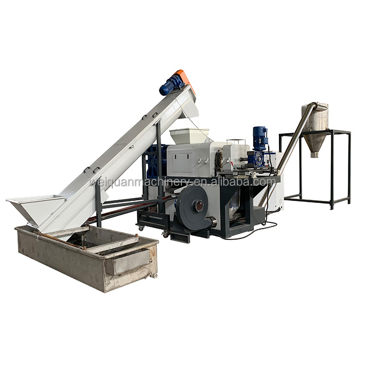 Original Factory Films Squeezing Pe Ldpe Lldpe Film Bag Plastic Squeezer Drying Granules Making Machine