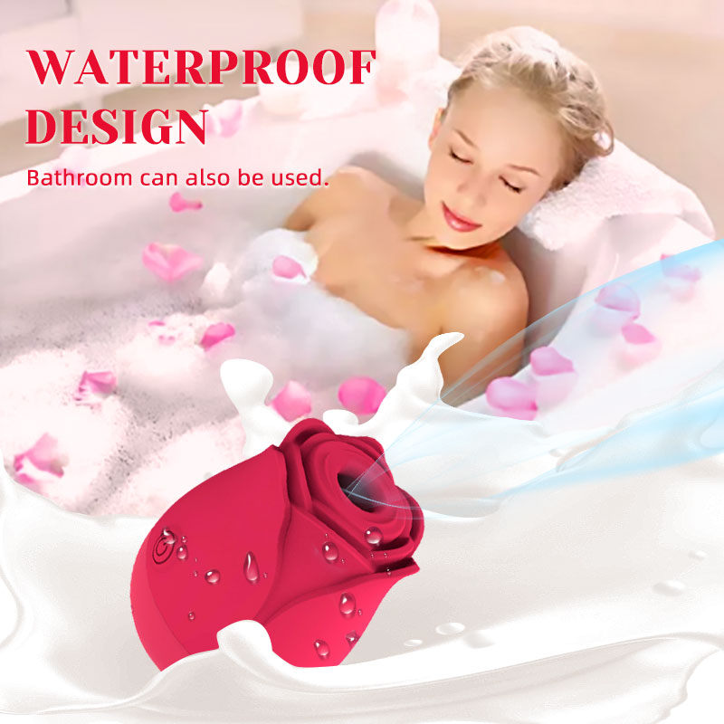 Female Rose Shape Vagina Sucking Vibrator Drop Shipping Clitoral Red Rose Sucking Vibrator Sex Toy Clit Sucker Rose Vibrator