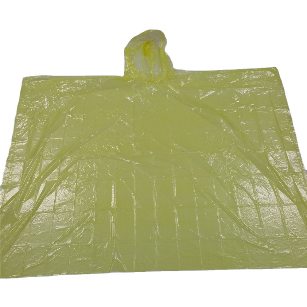VS1031A PE 0.025mm rainponcho with 1c white logo on back