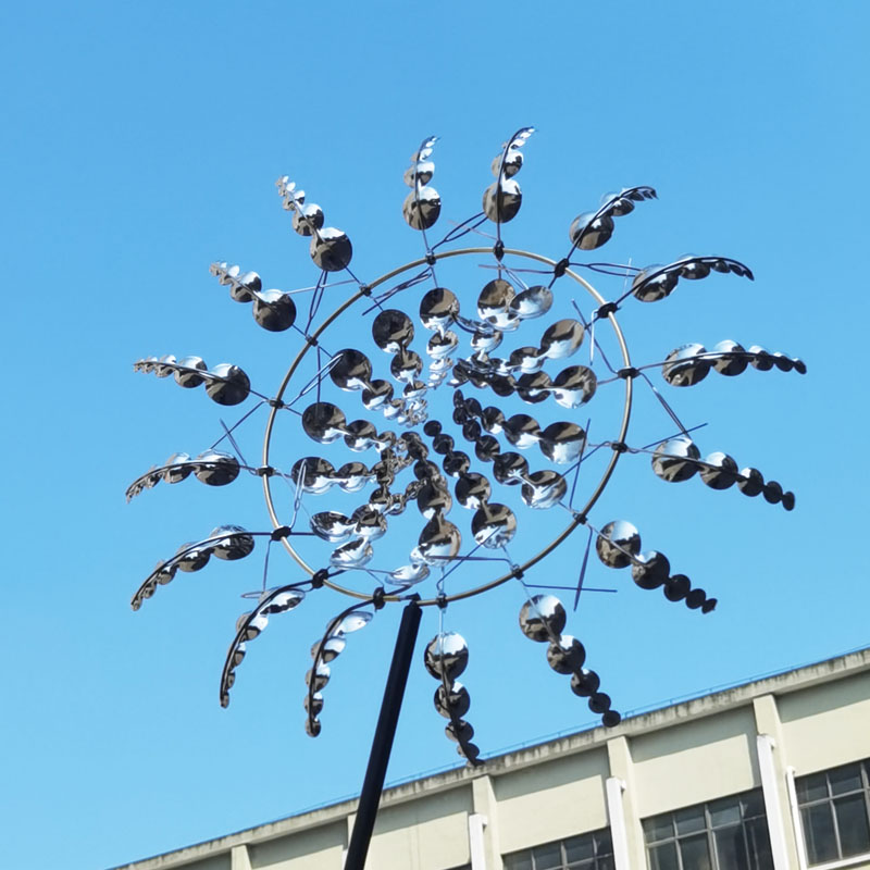 Outdoor Garden Stake Landscape Unique And Magical Metal Windmill for Outdoor Garden have stock