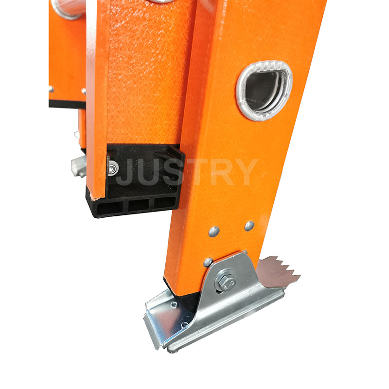 Climbing Step ladder For Warehouse Fiber Glass Safety Metal Straight Step ladder Folding Step ladder
