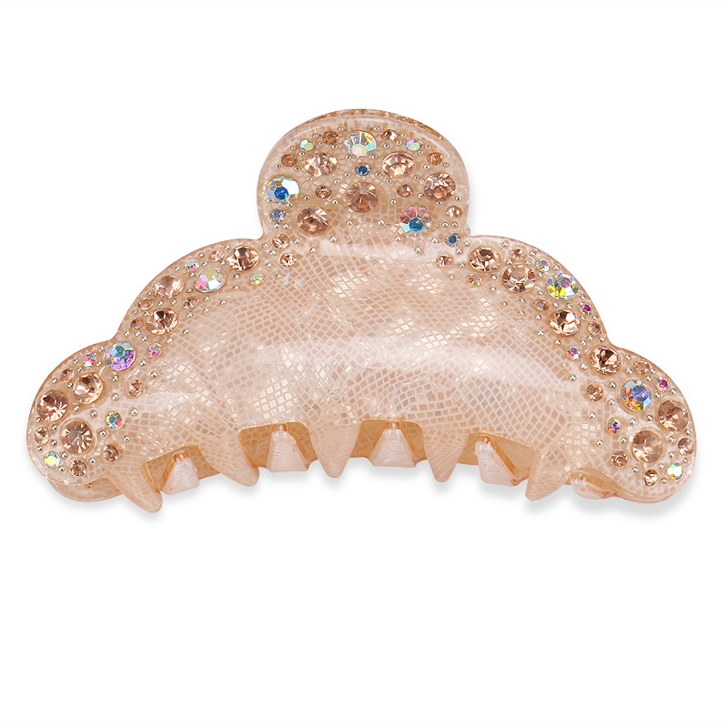 Wholesale New Fashion High Quality Large Acrylic Hair Claw Clips Austrian Rhinestone Hair Claw For Women