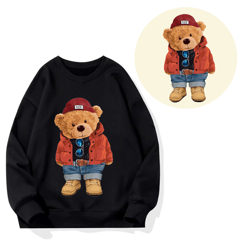Iron On Patches For Clothing Heat Transfer Thermal Stickers On T-Shirts DIY Heat Transfer Stickers