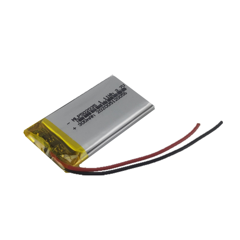 СИД Свет работающий от маленьких батареек 3,7 V 300mah литий-полимерный аккумулятор 502035