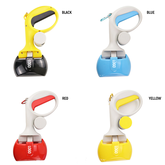 Portable Pet Poop Waste Pick Up Scooper With Bag Dispenser and Pet Poop Bags