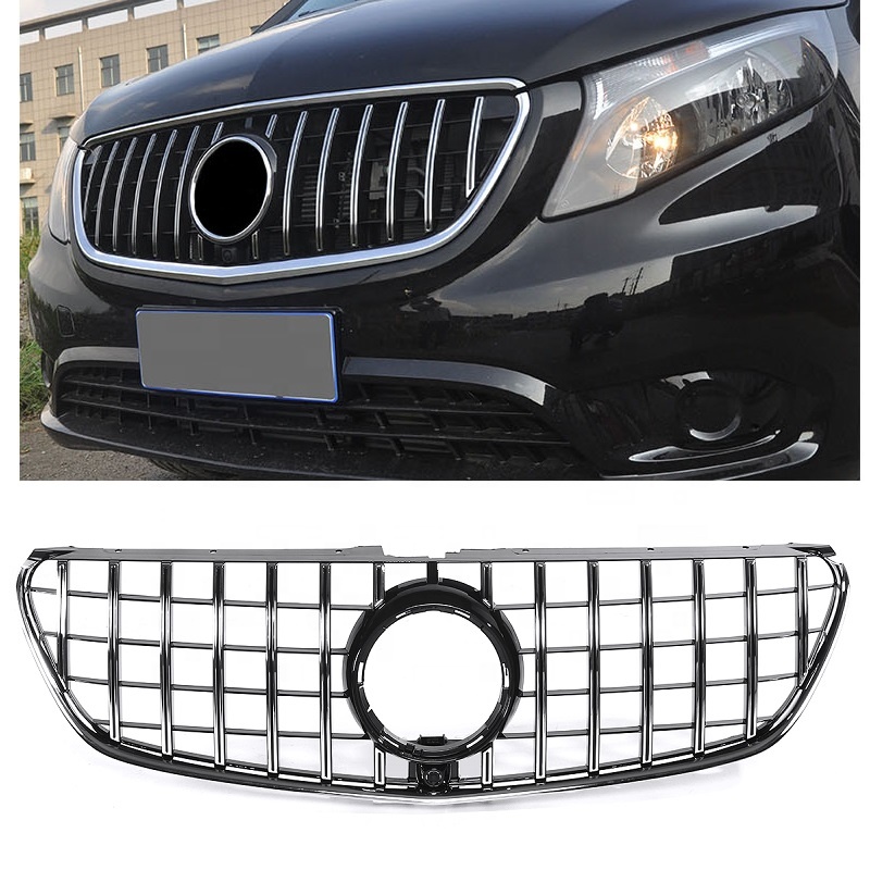 АБС-пластик Алмазный GT передний бампер решетка V260 V250 2016 + W447 капот радиатор решетка