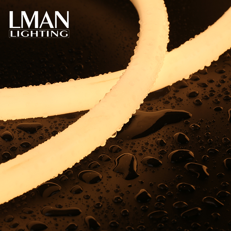 Round Silicone Tube 15D Smd 2835 120eds/m Ac 110v Ip65 Waterproof Flexible Rope Led Neon Lamp