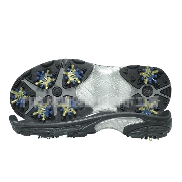 Golf shoes sole men sizes 39#-46# made in Jinjiang rubber outsole and EVA middle sole TPU accessories KSHY-6111