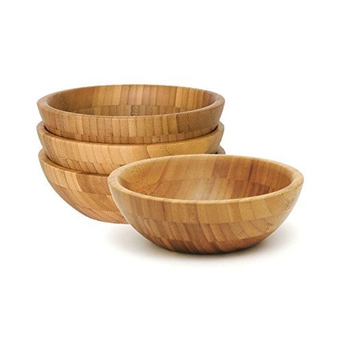 High Quality Customizable Serving Big Bamboo Salad Bowl for kitchen