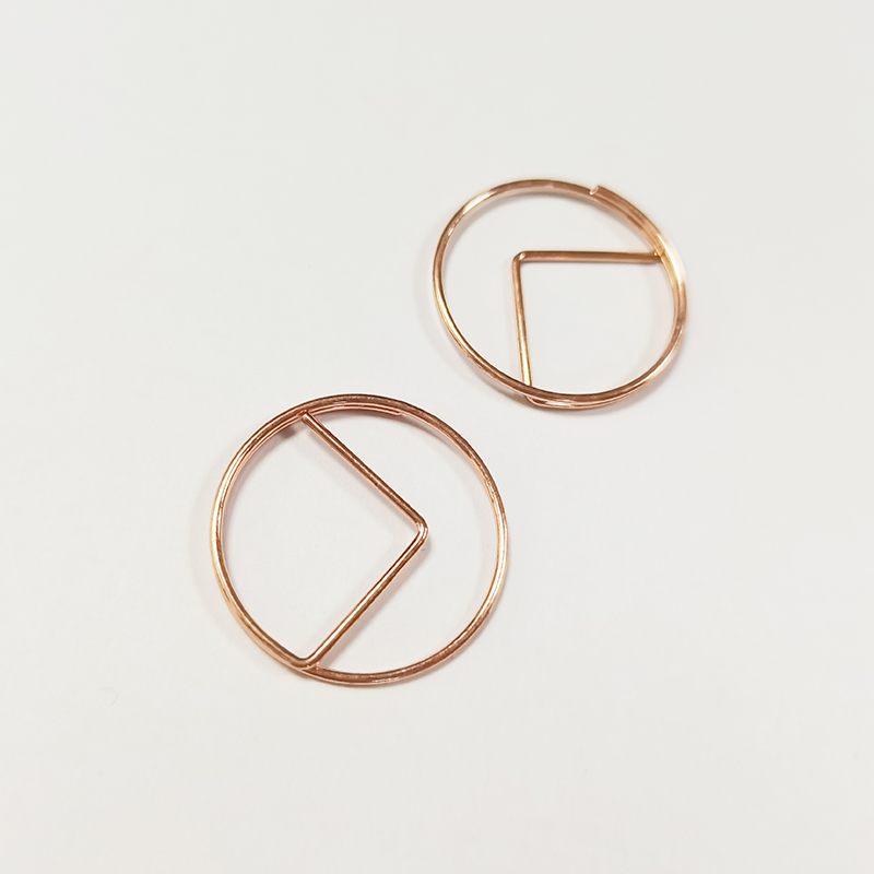 decoration Circle Hexagon Square Shape Paper Clips Bookmark Office School Stationery Supplies clip