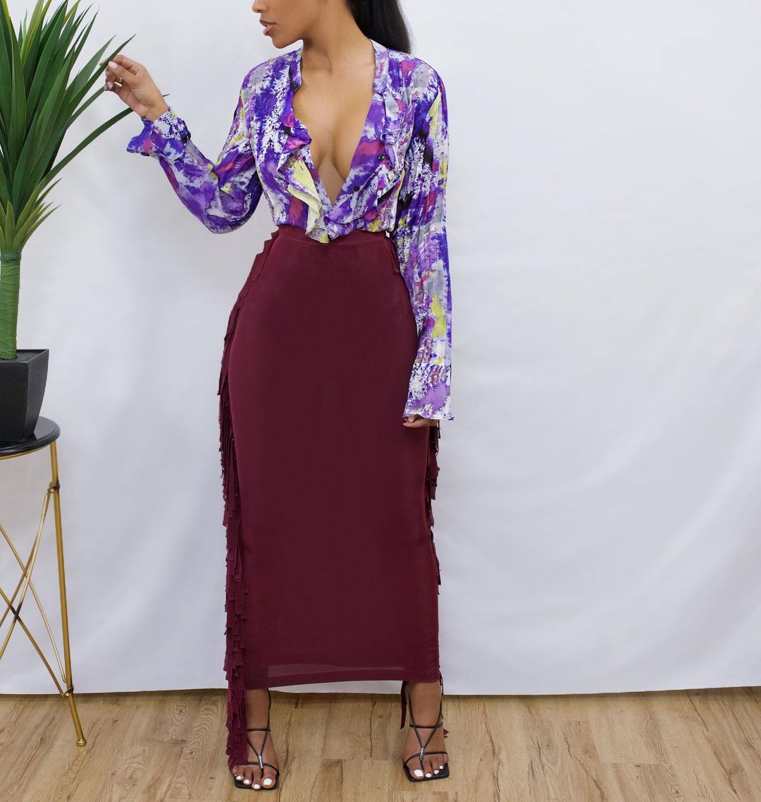 DUODUOCOLOR autumn korean long skirt fashion tassels 2021 tennis skirt two piece new women skirt suit D10308