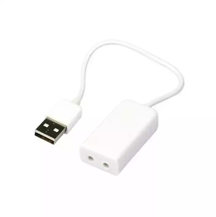 Внешняя звуковая карта 7,1 каналов USB2.0, адаптер звуковой карты для ноутбука, ПК с кабелем, подходит для гарнитуры