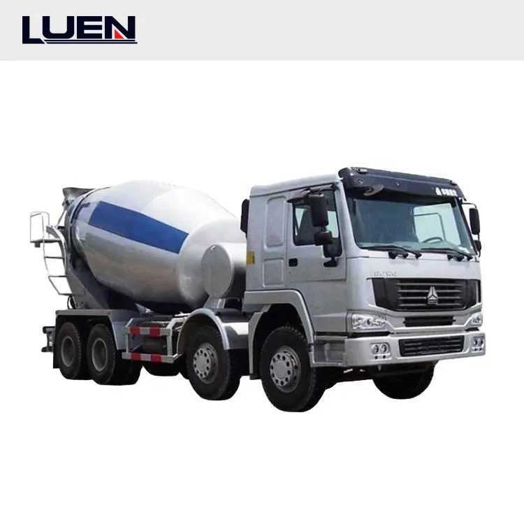 Sinotruk HOWO 12 CBM Heavy Duty Self Loading Pump Trucks Concrete Mixer Truck For Sale