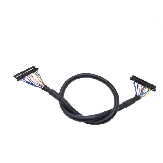 2021 Best Selling Custom 20 30 40 Pin Connector LVDS Cable for LCD Panel with tab