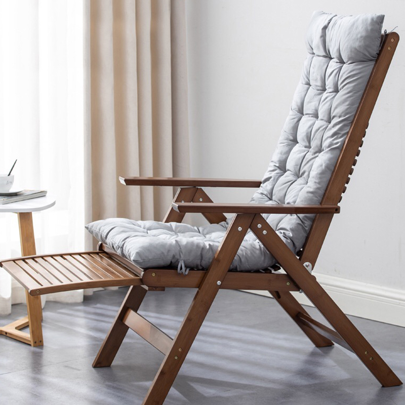 Outing Mate The factory produces outdoor bamboo folding chairs wholesale With footrest