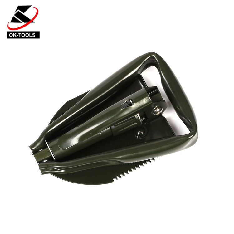 Складная лопата Kraftwelle OK-TOOLS YJ1018A, складная лопата с функцией пилы