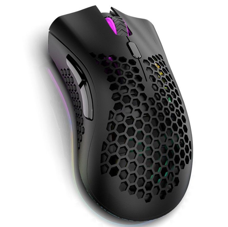 RGB игровая Беспроводная перезаряжаемая мышь профессионального производства 2,4 ГГц сотовая мышь 7D оптика