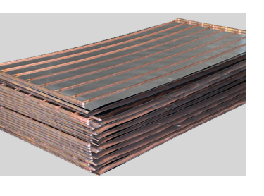 solar energy decalescence films with copper