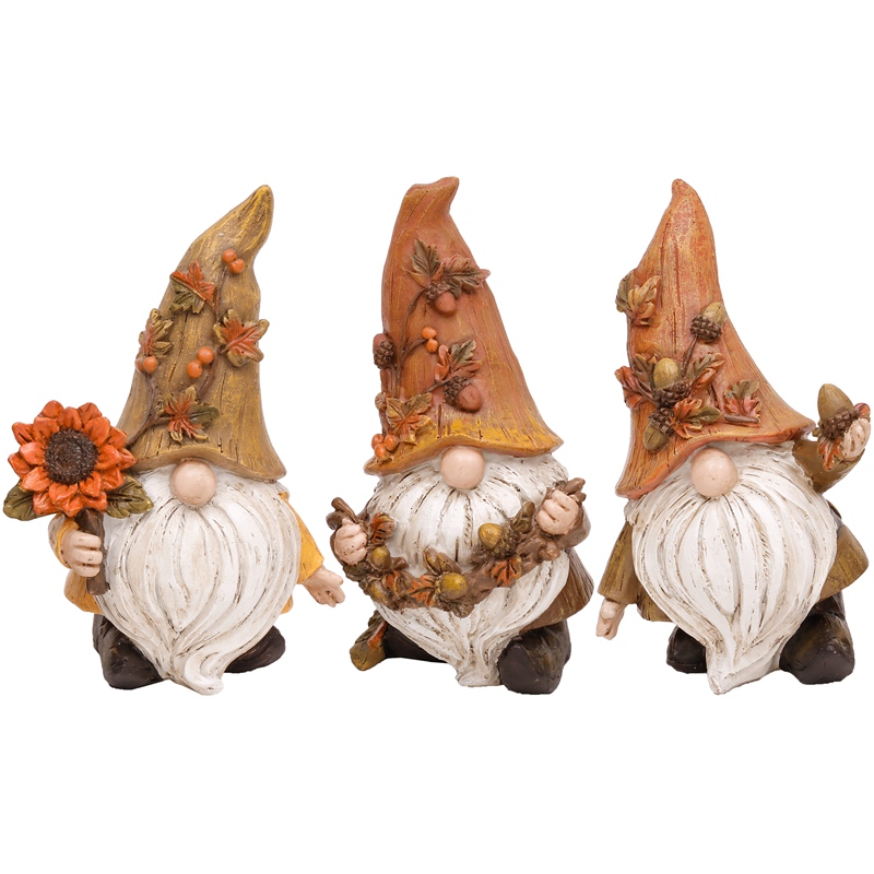 EAGLEGIFTS 28*18,5*11 см 3 шт Gnome осеннее украшение стола для украшения урожая