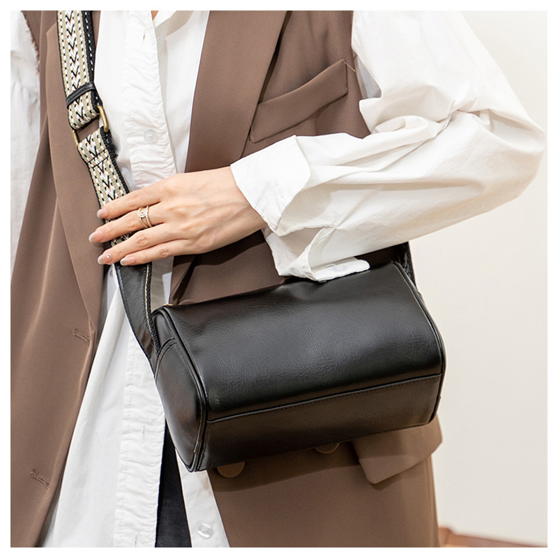 2023 New Vegetable Tanned Leather Bag Cowhide Leather Natural leather Crossbody Chest Shoulder Bag