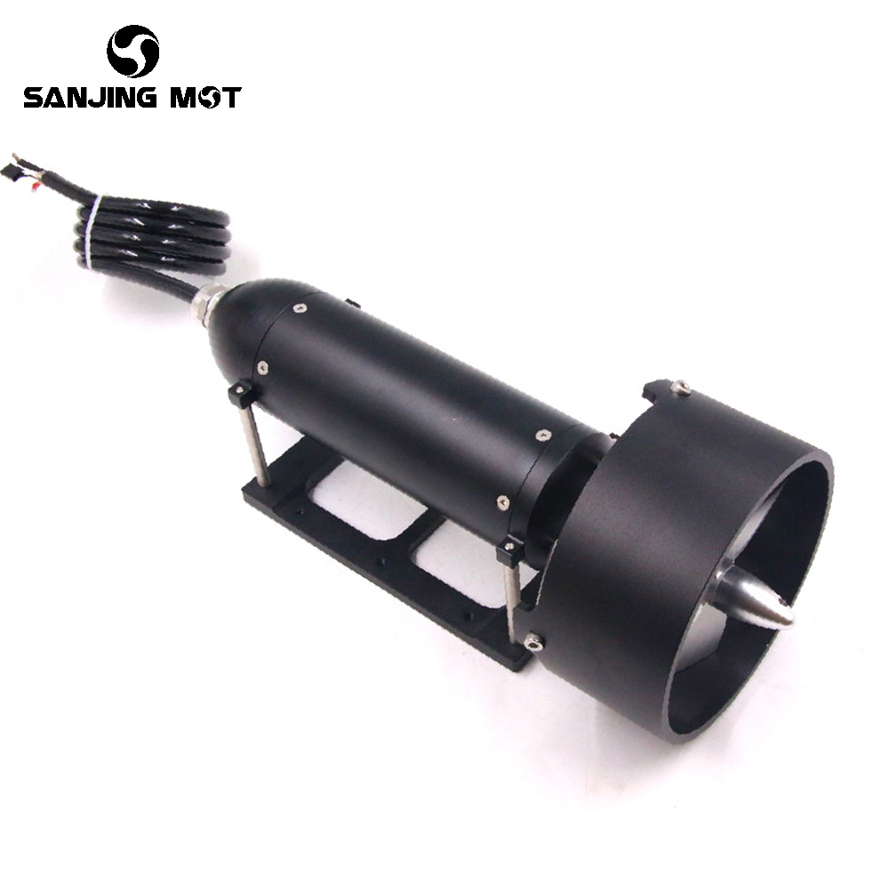 Подводный Thruster SANJING MOT 30ET 36 В 48 В, бесщеточный двигатель для лодки со встроенным контроллером скорости 80 А