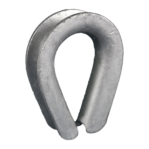 Hot dip galvanized US type extra heavy duty G414 wire rope thimbles