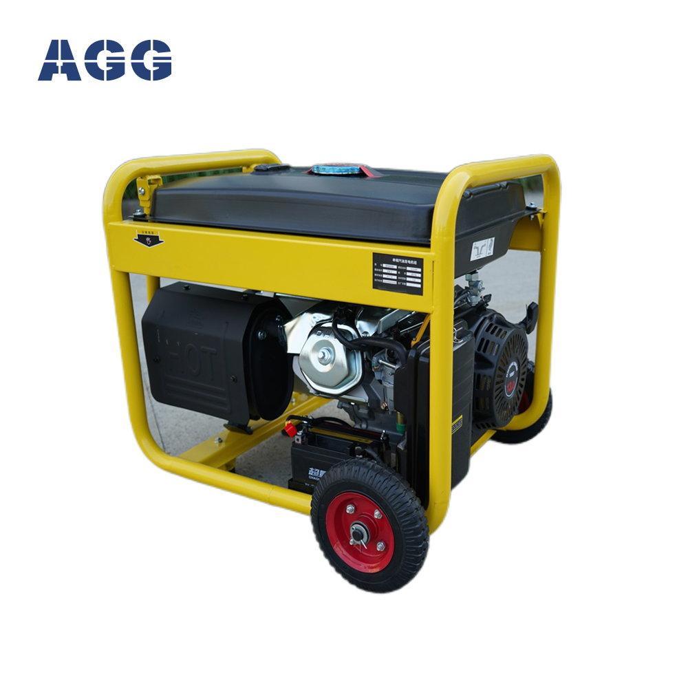 AGG дизель-генератор 2.8kw портативный одиночной фазы Звукоизолированные Silent 2800 Вт мини-насос для дизеля, вентилятор долговременный Магнето возникновение