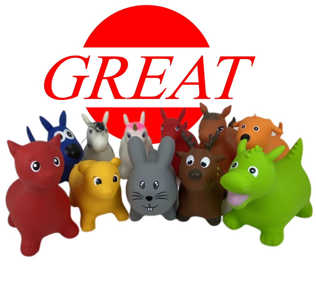 Animal inflatable toy hopper jumping animal with good price