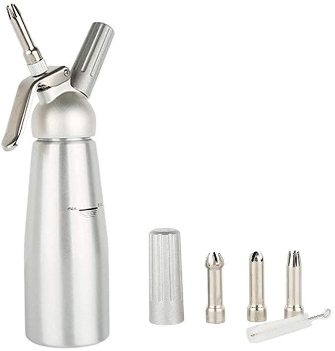 Customized 2021 Professional Aluminum Whipped Cream Whipper Chargers Dispenser For Kitchen