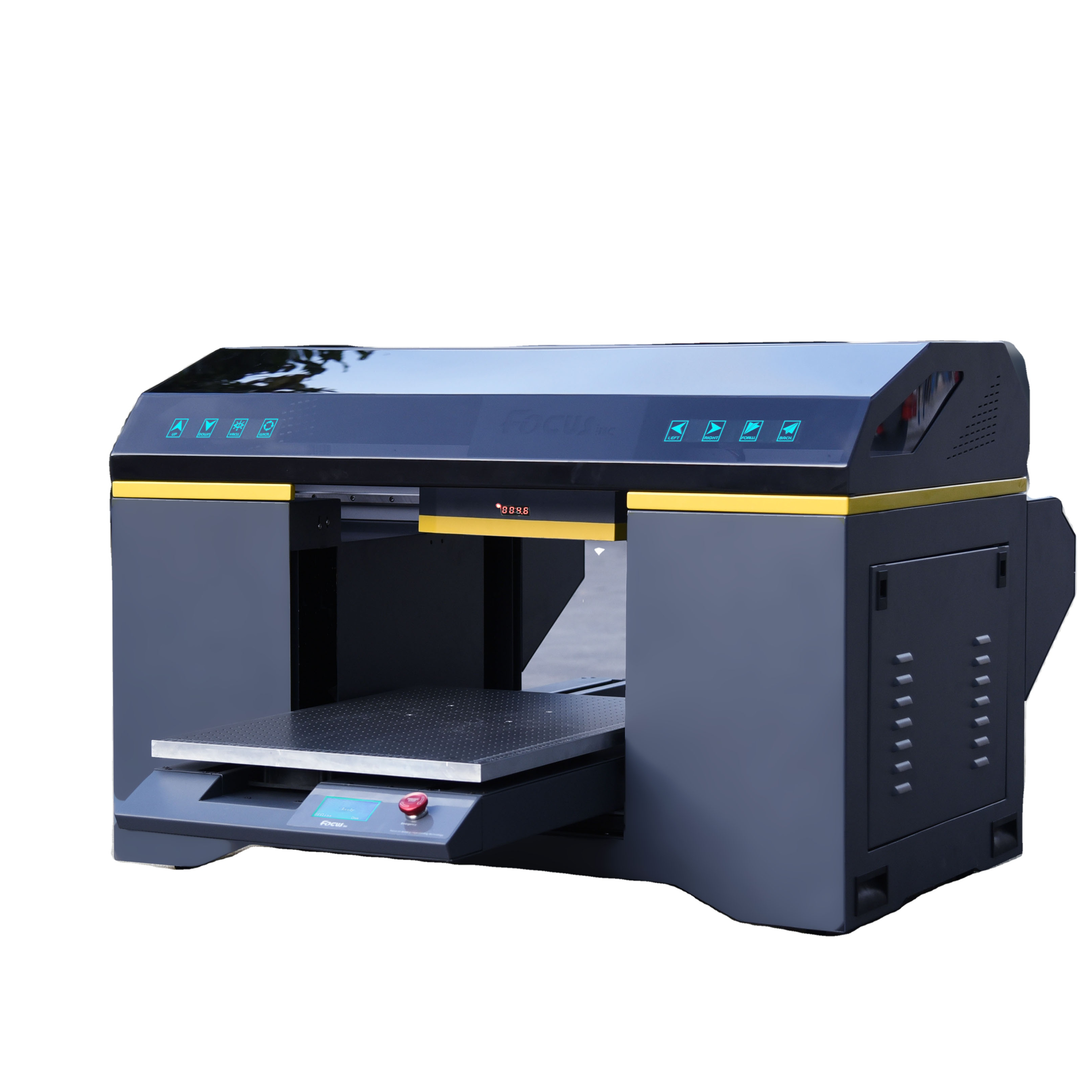 FocusInc A2 UV принтер бутылка 6090 UV планшетный принтер A2 с лаком