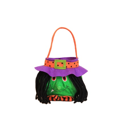 Halloween Candy Gift Bags With Round starlights Tote Bucket