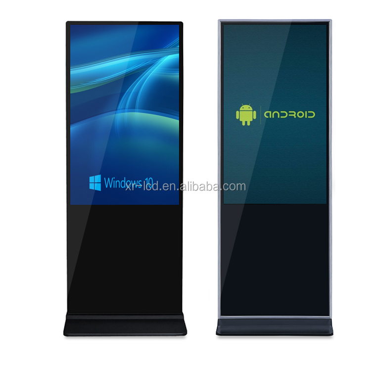 Система Android, 4G, 49 дюймов, напольный ЖК-дисплей, рекламный стенд, ТВ, цифровая вывеска