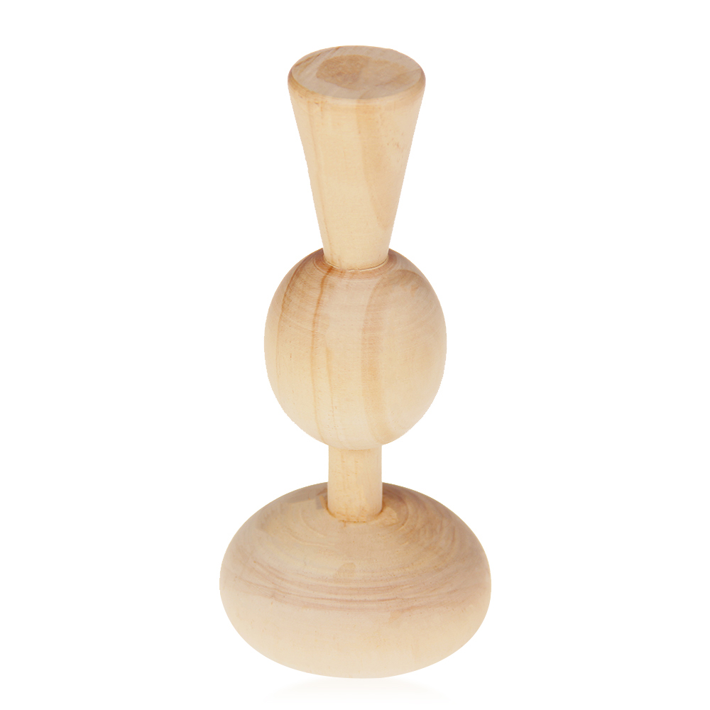 Cheap wholesale simple modern wooden candle holder