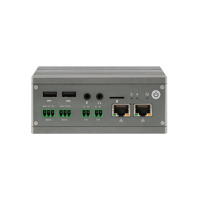 FTT OEM/ODM ApolloLake N4200/J4205 3LAN 4USB 2COM 2 управление освещением 4DI 4DO 24VDC безвентиляторный Встраиваемый контроллер зрения компьютер