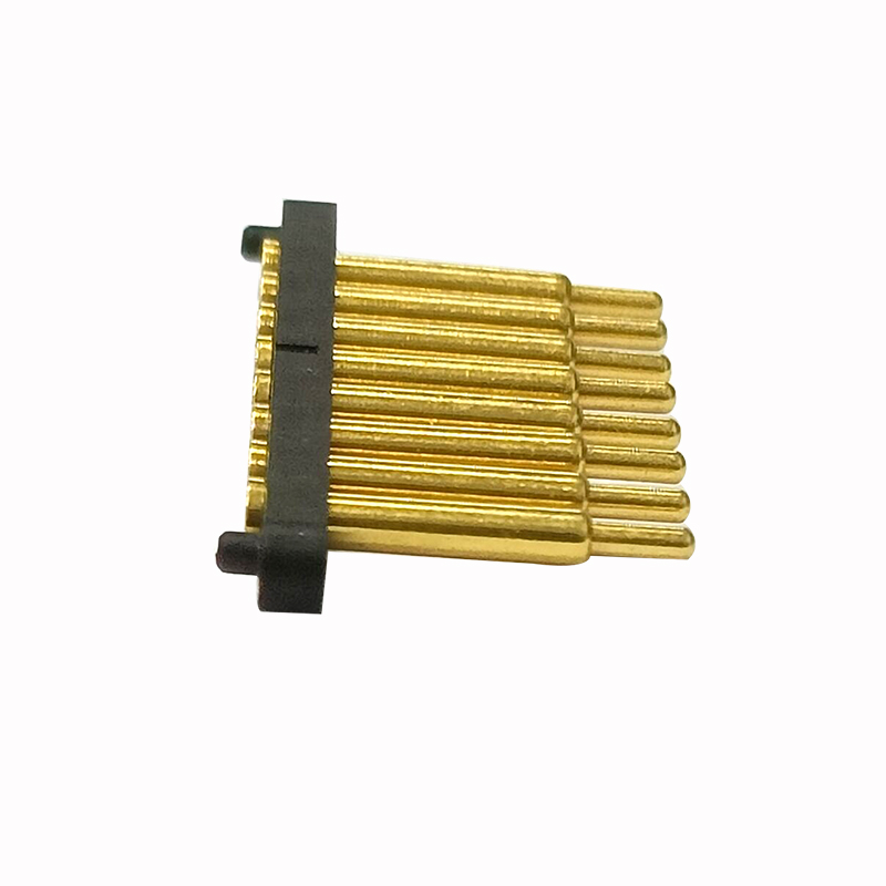 Pitch 3.0mm Pogo pin Spring-Loaded Connector Pogo Pin connector 8P single array Pogo Pin