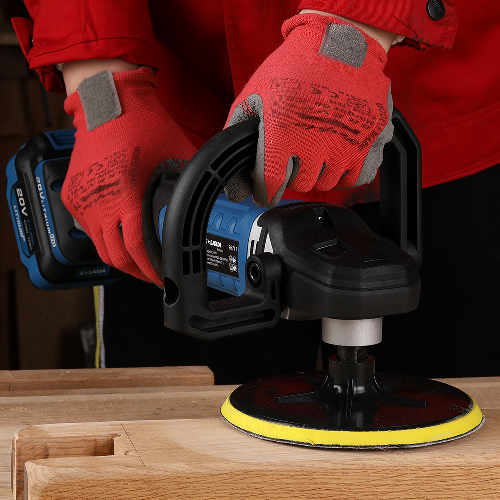 Galaxia High Quality Cordless 20V Car Polisher Brushless 180mm Disc 2400RPM Bare Tools Only Polisher