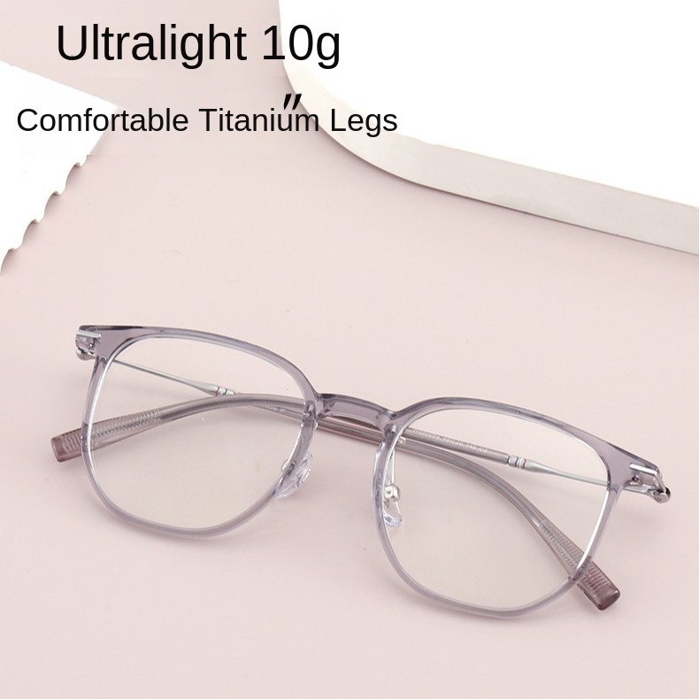 NEW TR90 Titanium Ins Glasses Frame Student Fashion Trend B Diamond Face Shape Acetate Wholesale Mixed Batch Packaging