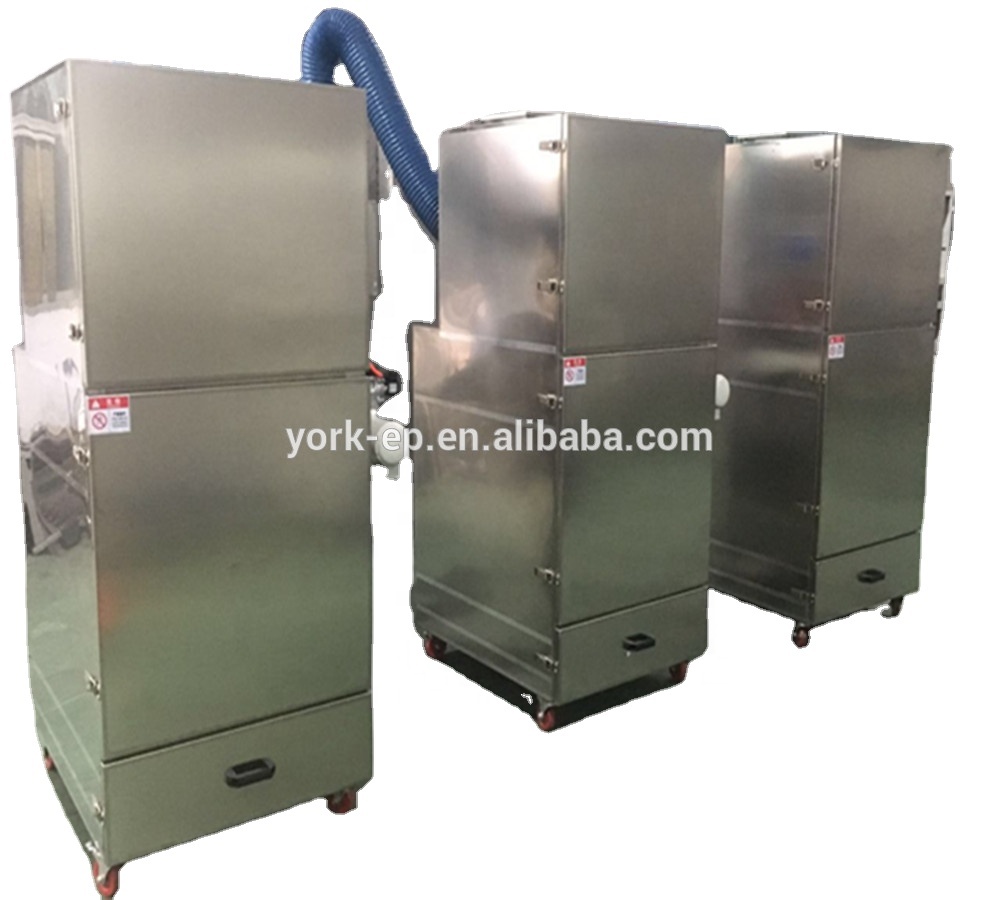 4KW 304 мобильный пылесборник из нержавеющей стали для молочного порошка