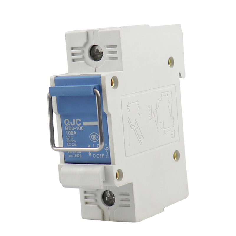 QJC оптовая продажа с фабрики, OEM/ODM, BD3-100 ручной вытянуть Тип IP20 100A 1 полюс Электрический выключатель