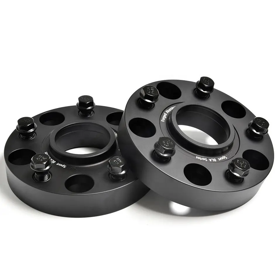 Wholesale 6061T6 Aluminum Forged Black Anodized Wheel Spacer 5x112 CB66.5 for Mercedes Benz